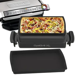 Silikon Backmatte kompatibel mit Tefal OptiGrill XL, Elite XL, Plus + XL, Elite Plus XL,Antihaftbeschichtung, Backschaleneinsatz Silikonmatte, Lebensmittelecht und Hitzebeständig Backform Zubehör