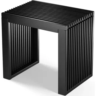 bam boo box Sitzbank Bambus Schwarz 45 x 33 x 43 cm