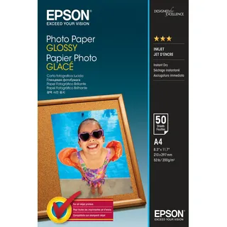 Epson Photo Paper Glossy A 4 50 Blatt