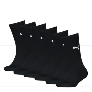 Puma Socken PUMA KIDS EASY RIDER 6P ECOM (6 Paar) Sportsocken, Rippenbündchen, Logo schwarz 31-34