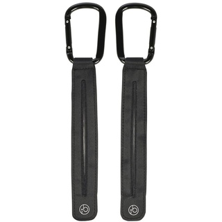 Ickle Bubba Universal Kinderwagen Clips (2 Pack) - Starke & Sichere Kinderwagenhaken für Taschen & Essentials, Vielseitige Buggy-Clips für freihändigen Komfort, langlebiges & rutschfestes Design für