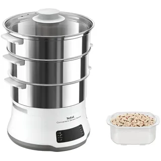 Tefal Convenient Series Deluxe Dampfgarer - Reiskocher, Weiss