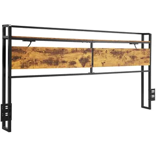 Vevor Kopfteil für Kingsize-Bett mit Ablage und Ladestation Höhenverstellbar