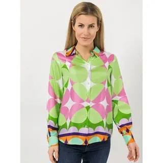 ANNI FOR FRIENDS Bluse Ann-Louise 100% Seide Knopfleiste leger weit