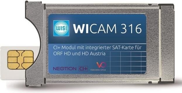 Bild Wicam 316 CI+ Modul mit integrierter HDTV SAT-Karte