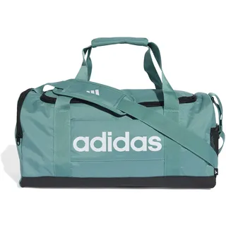 Adidas Linear Duffel Bag, Powder Teal/Black/White, S