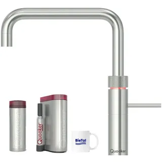 Quooker Fusion Square Voll Edelstahl & PRO3 & CUBE