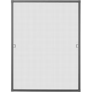 Insektenschutz Fenster PREMIUM 140 x 150 cm Grau