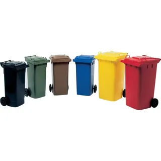 Sulo Müllgroßbehälter 120l HDPE gelb fahrbar,n.EN 840