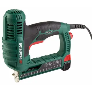 PARKSIDE Elektrotacker PET 25 C3 bis 35 mm Nägel 25 mm Klammern