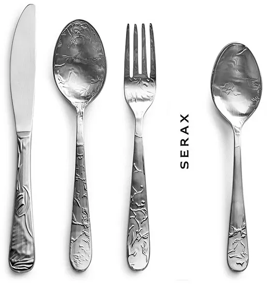 Serax Edelstahl Besteck Set TAKE TIME - 24 teilig