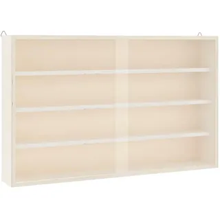 vidaXL Sammlervitrine 60 x 8,5 x 37 cm Braun