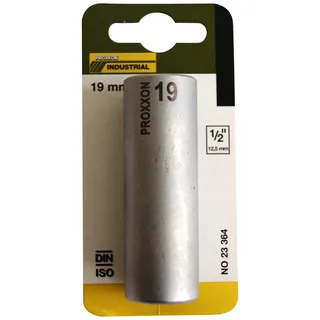 PROXXON 1/2" Tiefbett-Steckschlüsseleinsatz, 19 mm