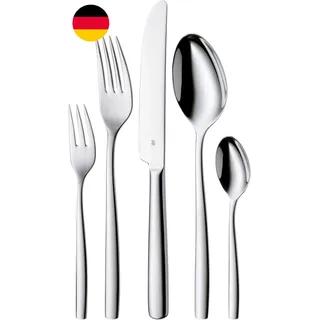 WMF Palma Edelstahl Besteck Set 6 Personen, Essbesteck Set 30 Teilig, Monobloc-M