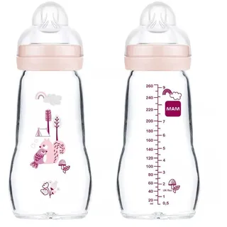 Mam Baby MAM Feel Good matt, rosa, von Geburt an, 260 ml