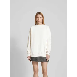 Sweatshirt mit Rundhalsausschnitt, Sand, S