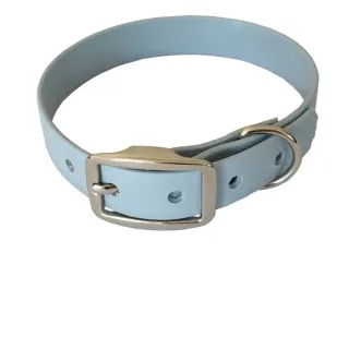 bio-leine 21-30cm HU Biothane Halsband kornblumenblau 52 cm, 62 cm