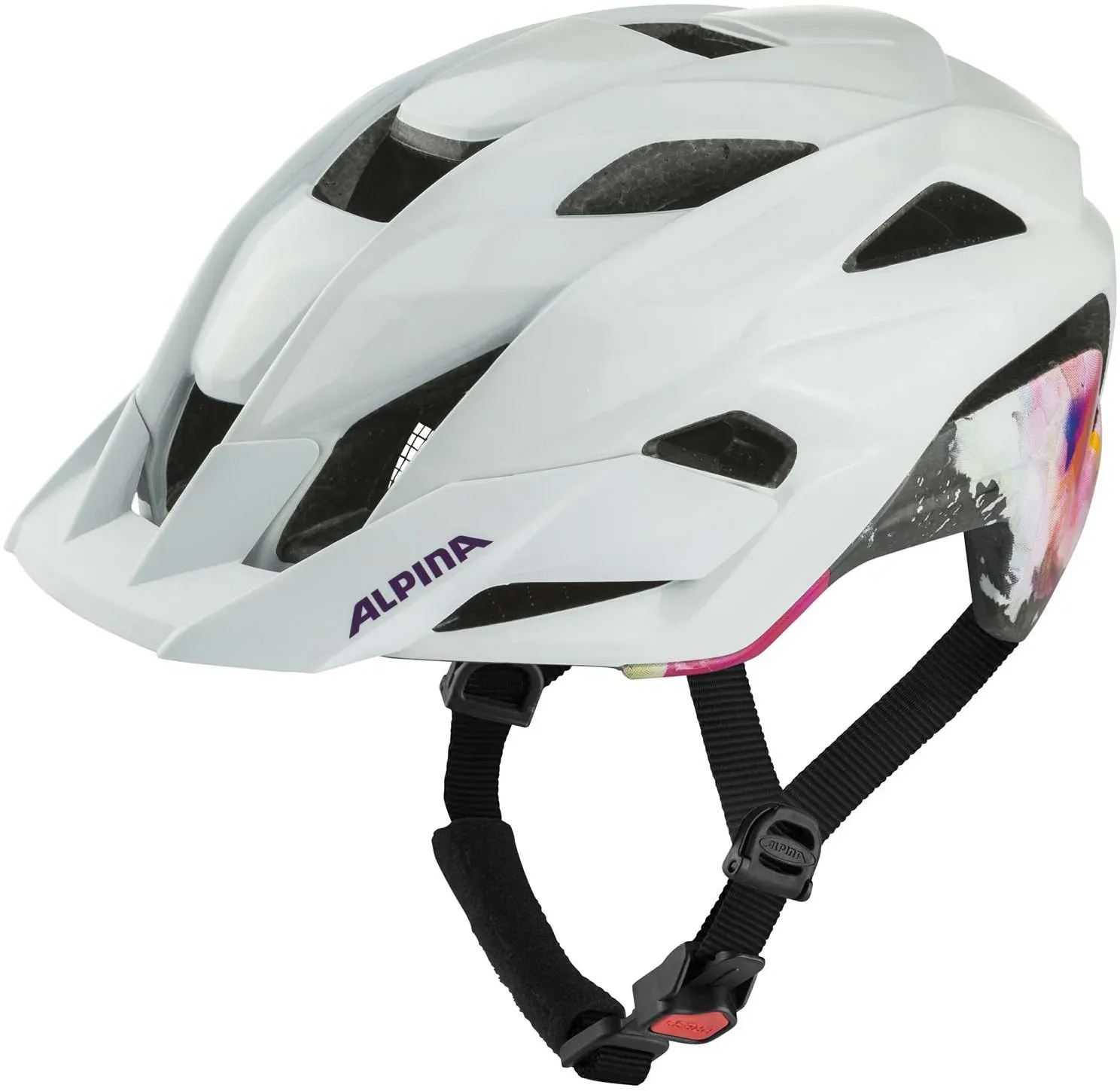 Alpina Kamloop Fahrradhelm Michael Cina white gloss- Gr. 55-59cm