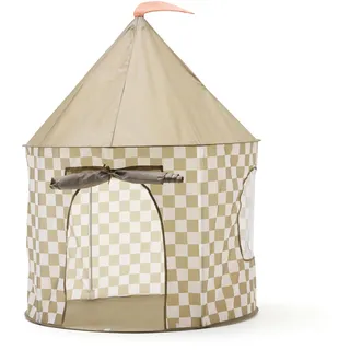 Kid’s Concept Kids Concept - Tent - Khaki med tern - 100x100x130 cm