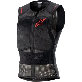 Alpinestars Nucleon Flex Pro, Protektorenweste Level-2 - Grau/Rot/Schwarz - L