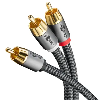 goobay 65302 Cinch Y-Kabel, 5.0 m