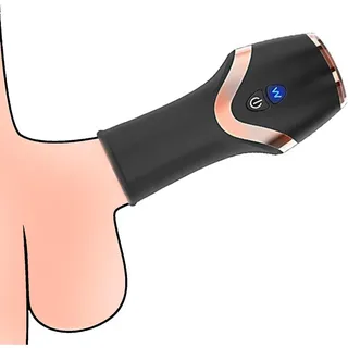 ZWBHSH Elektrischer Masturbator Cup Herren Penistrainer Vibrator Eichel Massagegerät mit Rotation und 12 Vibrationsmodi Eichel Stimulator Masturbatoren Mann Sex Spielzeug für Männer