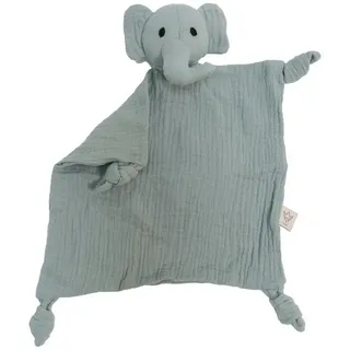 Kaiser Schnuffeltuch Elefant Muslin grün