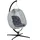 oval Grau 1-Sitzer mit Gestell