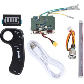 BuyWeek Elektrisches Skateboard Controller ESC Set, Fernbedienung Elektrisch Longboard Controller Sinusoid Dual Drive Nabenmotor Control Panel ESC Elektroroller Zubehör