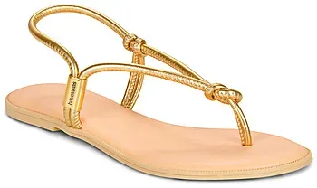 Havaianas  Flache Sandalen UNA AÇAI  in Gold, 38