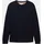 1038426 Basic Knit Pullover Knitted Navy Melange XL