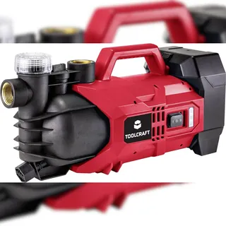 TOOLCRAFT Akku-Gartenpumpe GPG-L118 / TAWB-200 mit Filter 2800 l/h 22 m