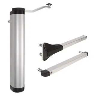 Locinox Torschließer VERTICLOSE-2 Alu.elox.silber Retrofit Öffnungsw.90/180Grad