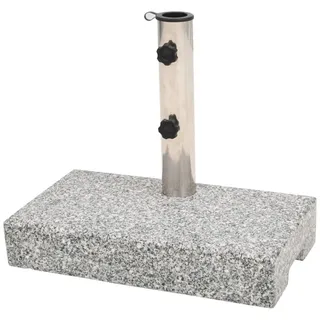 vidaXL Sonnenschirmständer Granit rechteckig 25kg Stein, Marmor,