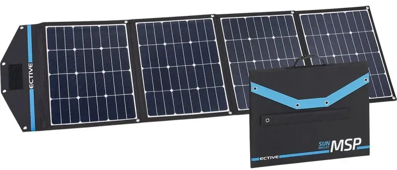 ECTIVE MSP 180 SunWallet faltbares Solarmodul 180W Solartasche