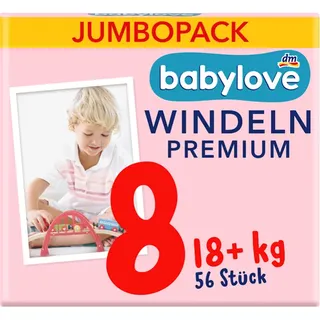 Windeln Premium Gr. 8 (18+ kg), Jumbopack