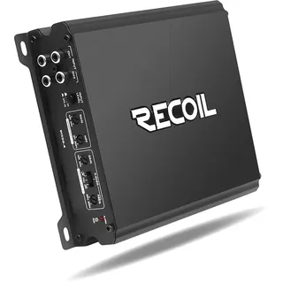 RECOIL DI550.4 Full-Range Class-D 4-Kanal Auto-Audioverstärker, 1.040 Watt Max. Leistung, 2-4 Ohm stabil, Mosfet-Stromversorgung, brückbar