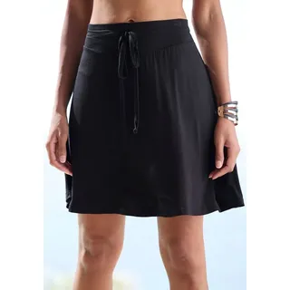 beachtime by lascana Jerseyrock Damen Schwarz 38