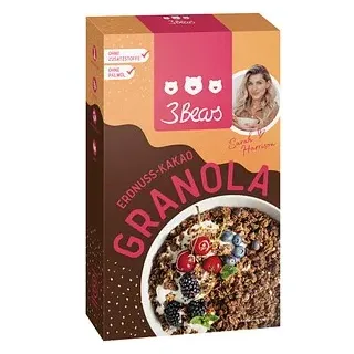 3Bears Granola - Erdnuss-Kakao Sarah Harrison Müsli 325,0 g