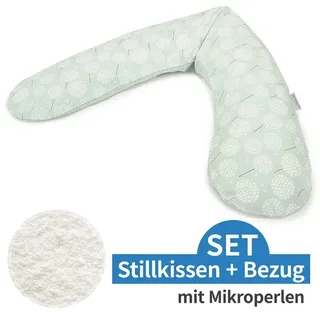Mikroperlen pusteblume zartgrün