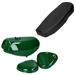 Craftride Halter Tank / Benzintank passend für Simson S51 / S70 mit Seitendeckel dunkel