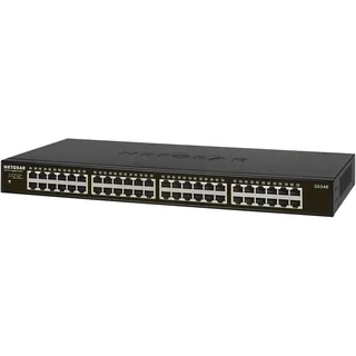 Netgear SOHO GS300 Rackmount Gigabit Switch, 48x RJ-45 (GS348-100)