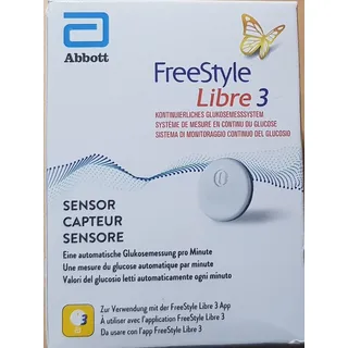 FreeStyle Libre3 Sensor von Abbott NEU&OVP MHD 03/2026 ** SOFORTKAUF ***