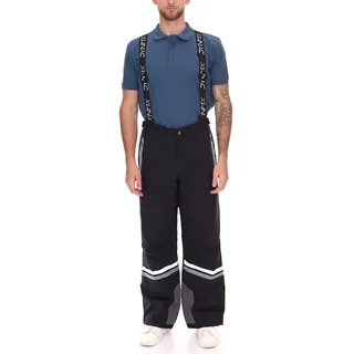 Ski-Funktions-Hose für Herren mit Schneefang Thermo-Hose Straight-Leg Schnee-Hose Regular-Fit 905129 Schwarz - 54