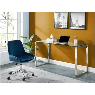 vente-unique Vente-unique-Schreibtisch - Glas & Metall - Freya
