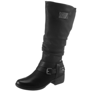 Rieker Winterstiefel, mit auffälliger Schnalle schwarz 41 (7/7,5)