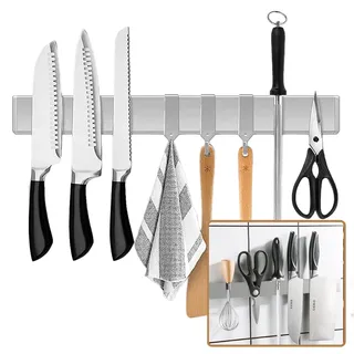 Trhillsbrad Magnetleiste Messer, 50cm Messerhalter Edelstahl Selbstklebend,