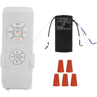 Decken Ventilator Fernbedienung Kit 220V Universal 3-Gang-Lüfter-Controller Empfänger mit Timer für Decken Leuchte Lüfter