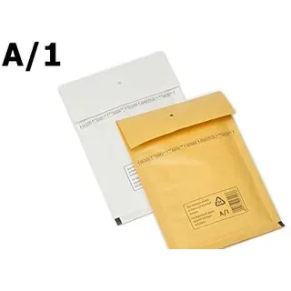 1000 Luftpolstertaschen Größe A 100 x 165 mm weiß