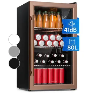 Getränkekühlschrank (80 l, 830 mm hoch, Kupfer-Metallic)